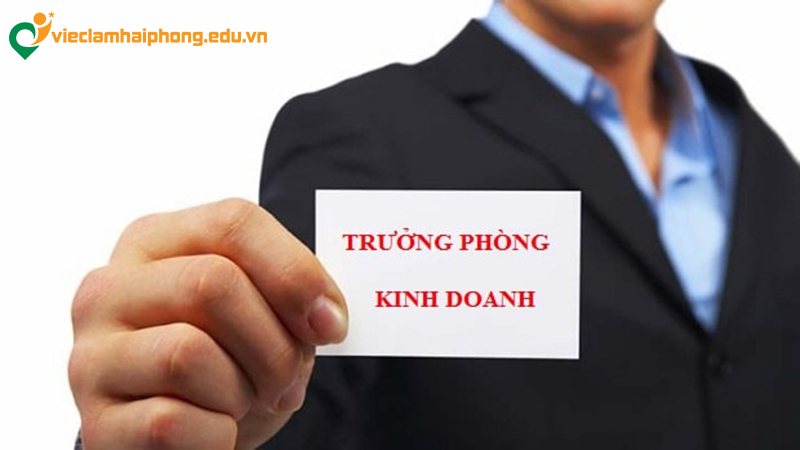 trưởng phòng kinh doanh