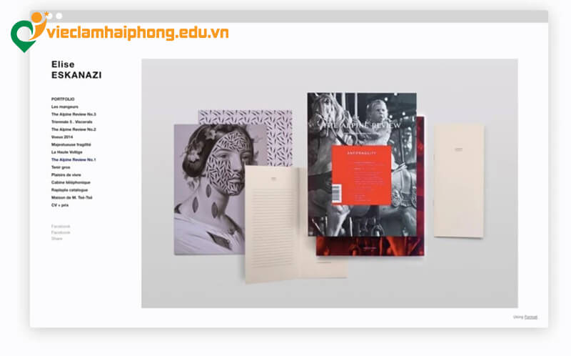 mẫu portfolio 2