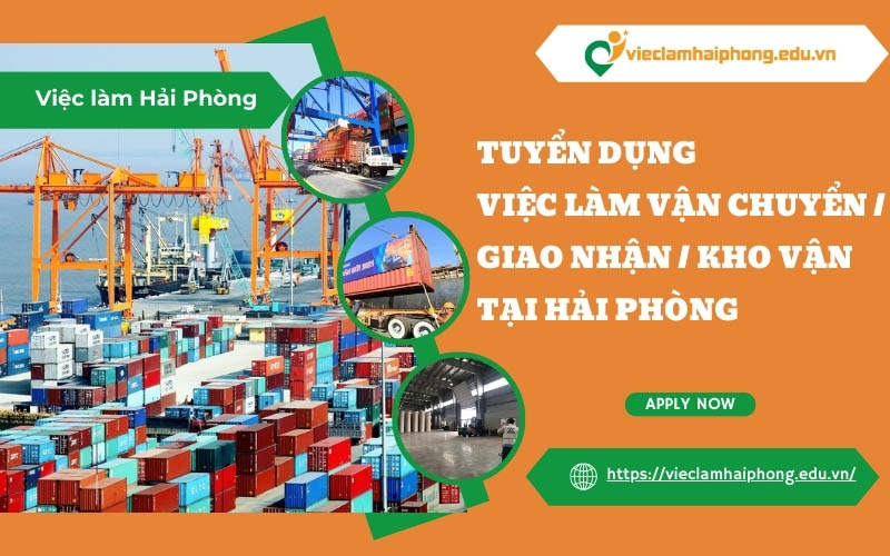 Nhu cầu tuyển dụng việc làm Vận chuyển / Giao nhận / Kho vận tại Hải Phòng